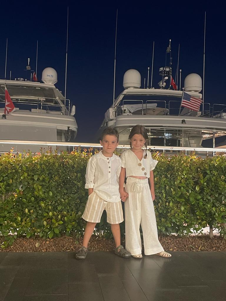 Crop Düğmeli Beyaz